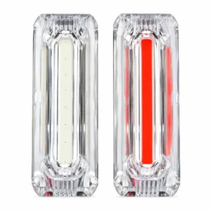 ESTROBO DE  LEDS DOBLE CON PROBADOR ROJO, FUNCIÓN FIJA Y ESTROBO COB" (PAR)