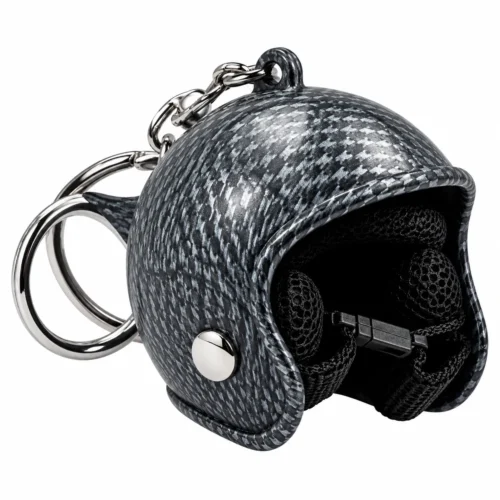 LL-PCFN LLAVERO PLASTICO CASCO CARBON NEGRO (PIEZA)