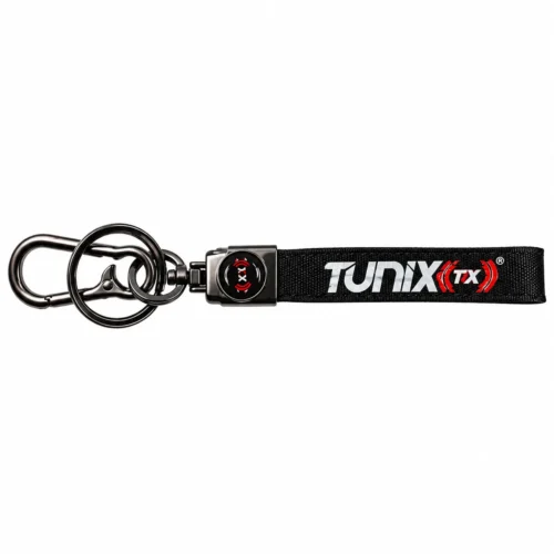 LL-PTN LLAVERO DE PIEL CON LOGO TUNIX NEGRO (PIEZA)