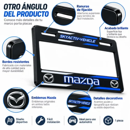 PORTA PLACA SERIGRAFIADO (PAR)