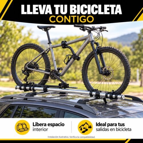 PORTA BICICLETA UNIVERSAL DE ALUMINIO (PIEZA)