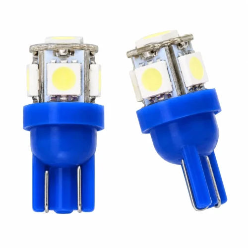 SJ09:BL FOCO 158 5 HYPERLED FIJO AZUL 12V (PAR)