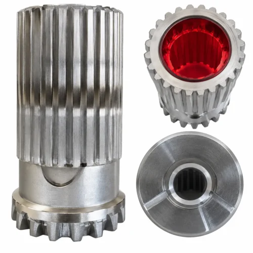 CUBRE TUERCAS PLASTICO CON ROSCA 33MM CON REFLEJANTE ROJO (PZA)