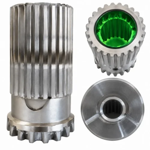 CUBRE TUERCAS PLASTICO CON ROSCA 33MM CON REFLEJANTE VERDE (PZA)