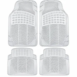 TAPETE DE VINIL 4 PIEZAS 2.2KG CLARO (JUEGO)