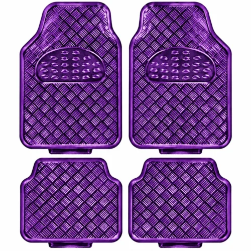 TAPETE CROMADO ECONOMICO 4 PZAS MORADO 3KG