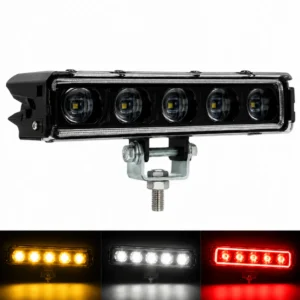 LUZ DE 5 LEDS BICOLOR CON DRL ROJO 16.5X5.4X6.4CM 12/24V (PZA)