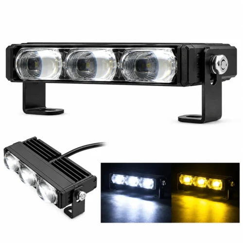 LUZ DE 3 LEDS BICOLOR 11.2X1.8X3.5CM 12/24V (PZA)