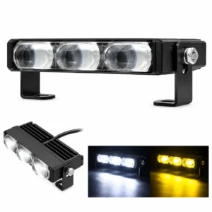 LUZ DE 3 LEDS BICOLOR 11.2X1.8X3.5CM 12/24V (PZA)