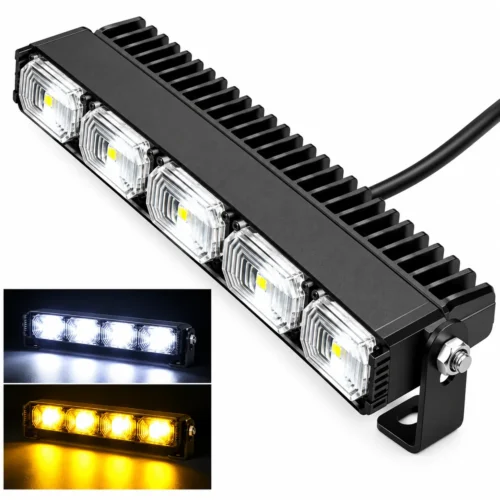 LUZ DE 5 LEDS BICOLOR 17.5X1.8X3.5CM 12/24V (PZA)