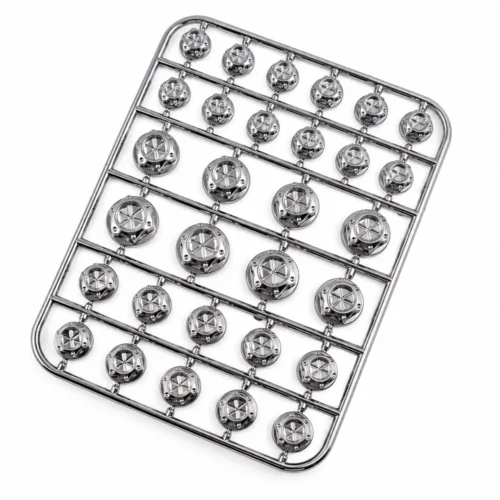 U3142 TAPA DE TORNILLO FRONTAL PLATEADA