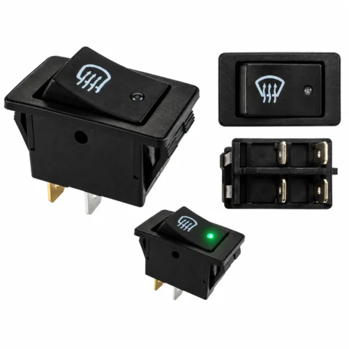 SWITCH UNIVERSAL CON LED VERDE (PZA)