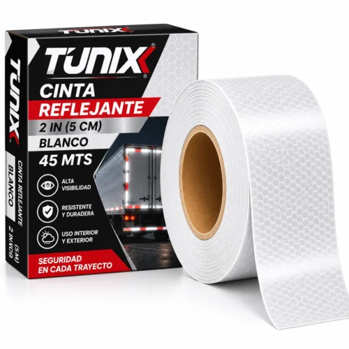CINTA REFLEJANTE 2IN BLANCO 45MTS