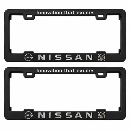 ZMA-MNIS PORTAPLACA PLASTICO NISSAN