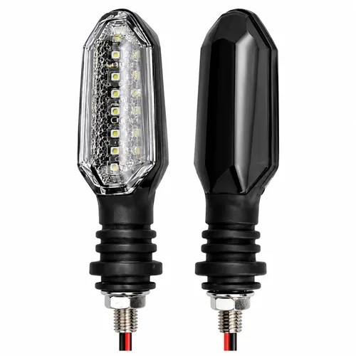 LUZ LED DIRECCIONAL UNIVERSAL PARA MOTOCICLETA AMARILLO