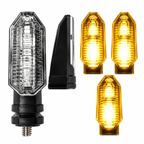 ZXD171-YE-1 LUZ LED DIRECCIONAL UNIVERSAL PARA MOTOCICLETA AMARILLO