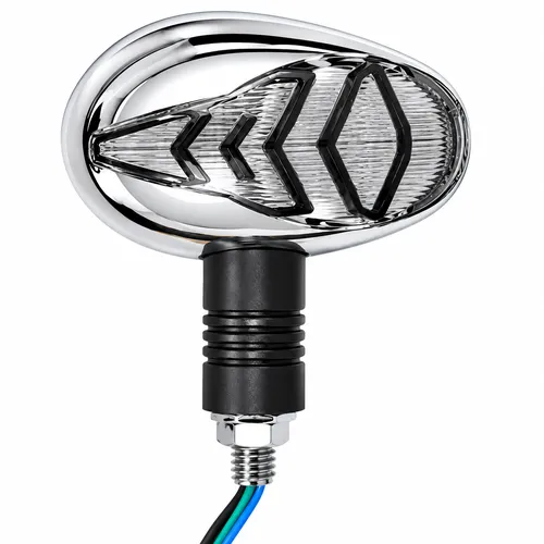 LUZ LED DIRECCIONAL UNIVERSAL PARA MOTOCICLETA AZUL