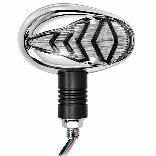 LUZ LED DIRECCIONAL UNIVERSAL PARA MOTOCICLETA ROJO