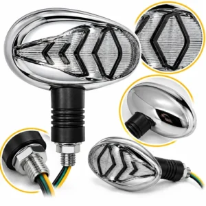 LUZ LED DIRECCIONAL UNIVERSAL PARA MOTOCICLETA AMARILLO