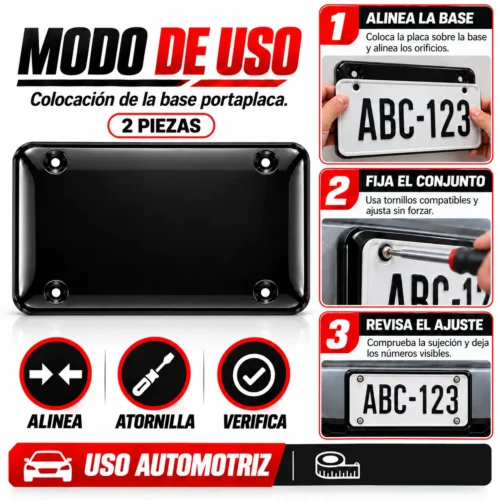 PORTA PLACA SPORT HUMO 5%(PAR)