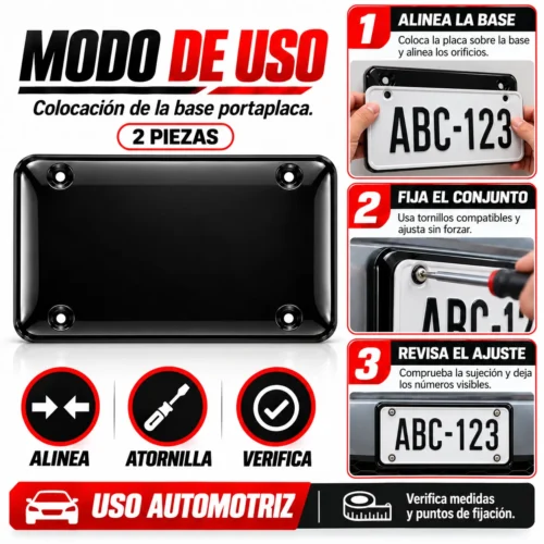 PORTA PLACA SPORT HUMO 5%(PAR)