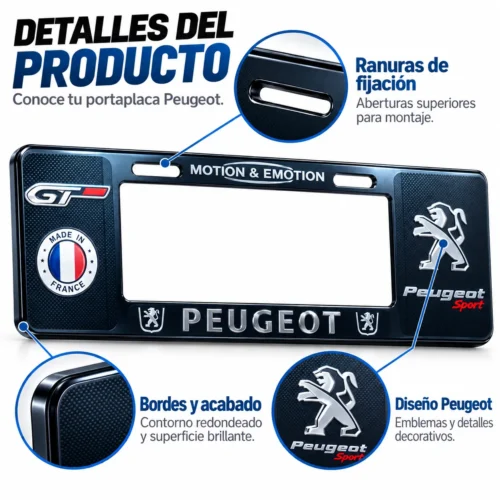 PORTA PLACA MAXI ERUPEO (PZA)