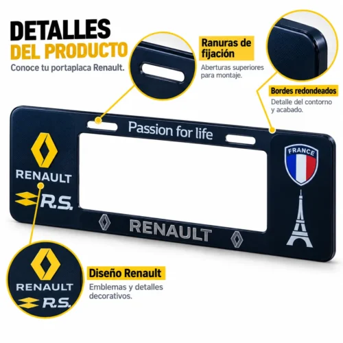PORTA PLACA MAXI ERUPEO (PZA)