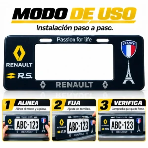 PORTA PLACA MAXI ERUPEO (PZA)
