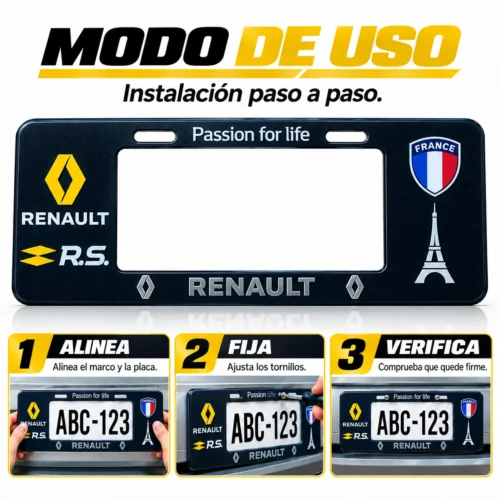 PORTA PLACA MAXI ERUPEO (PZA)